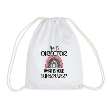 Proud Director Gift Director Appreciation - Drawstring Bag - white - Front