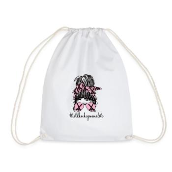 Fière maman de hockey sur gazon maman joueuse de hockey sur gazon - Sac de sport léger - blanc - Devant