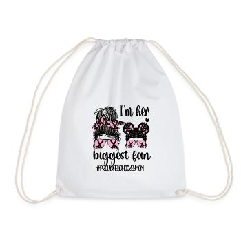 Fière maman de hockey sur gazon maman joueuse de hockey sur gazon - Sac de sport léger - blanc - Devant