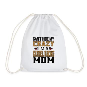 Barrel Racing Mère Barrel Racing Mama Cadeau - Sac de sport léger - blanc - Devant