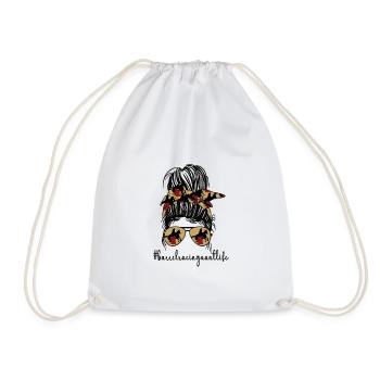 Meilleur cadeau de tante de course de baril Barrel Racer - Sac de sport léger - blanc - Devant