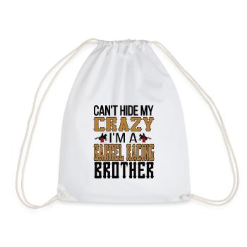 Barrel Racing Brother Barrel Racing Brother Cadeau - Sac de sport léger - blanc - Devant