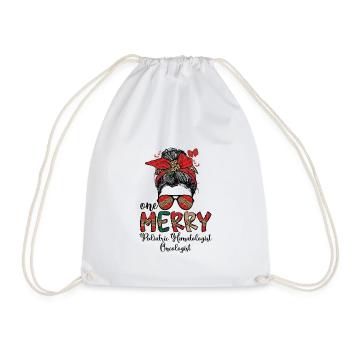 Pediatric Hematologist-Oncologist Christmas Gifts - Drawstring Bag - white - Front
