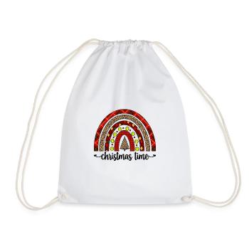 Softball Cadeaux de Noël Joueur de softball Noël - Sac de sport léger - blanc - Devant