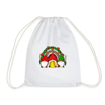 Softball Christmas Gifts Softball Player Xmas - Turnbeutel - Weiß - Vorne