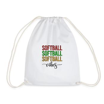 Softball Christmas Gifts Softball Player Xmas - Turnbeutel - Weiß - Vorne