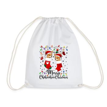 Chihuahua Christmas Party Chihuahua Xmas Gifts - Turnbeutel - Weiß - Vorne