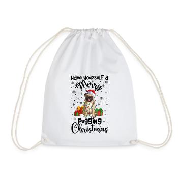 Pug Christmas Gifts Pug Xmas Party Pug Lover - Turnbeutel - Weiß - Vorne