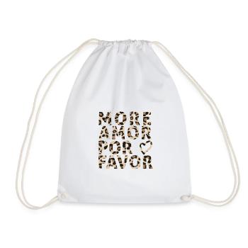 More Amor por favor - Turnbeutel - Weiß - Vorne