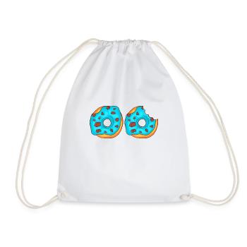 Donuts Confiserie Cookie Tart Cake Pies - Drawstring Bag - white - Front