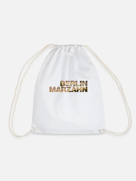 Berlin Marzahn - Drawstring Bag - white