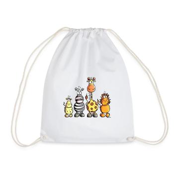 Africa Team - Drawstring Bag - white - Front