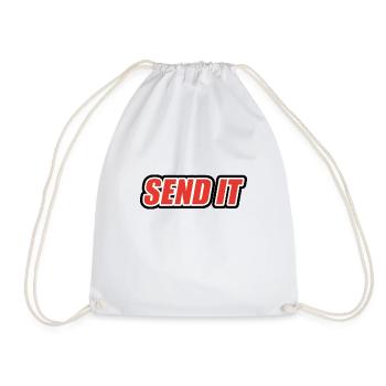 send it - Turnbeutel - Weiß - Vorne