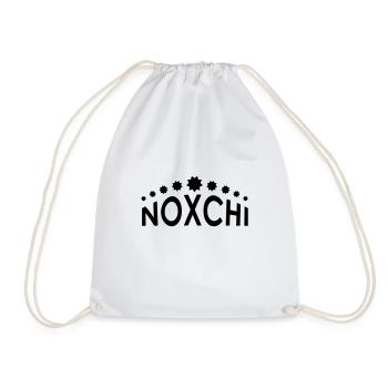 Noxchi lettering with stars - Drawstring Bag - white - Front