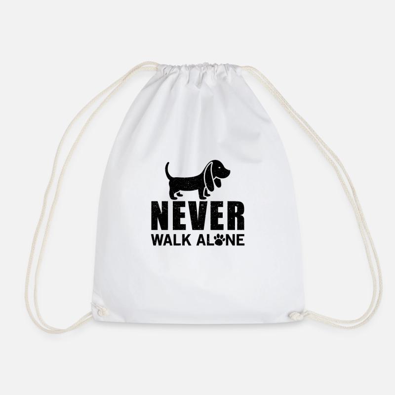 Never walk alone - Turnbeutel - Weiß