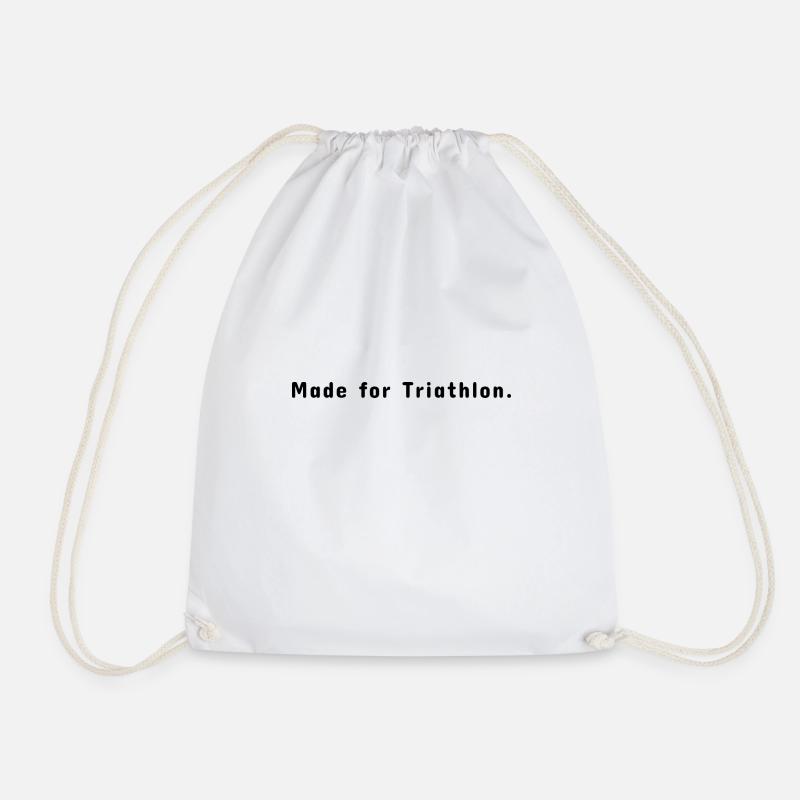 Made for Triathlon - Turnbeutel - Weiß