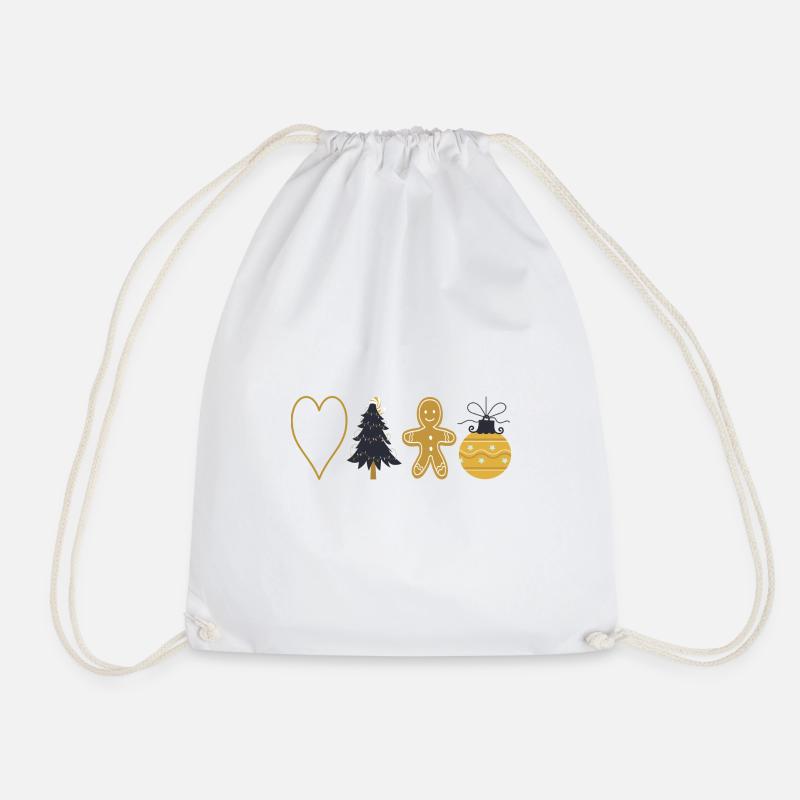 Noël - Sac de sport léger - blanc