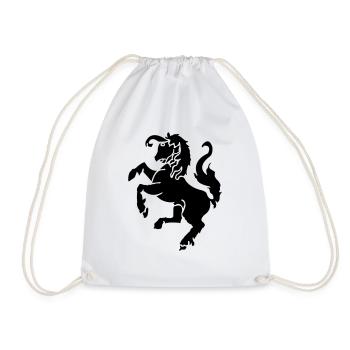 Twente vlag - Drawstring Bag - white - Front