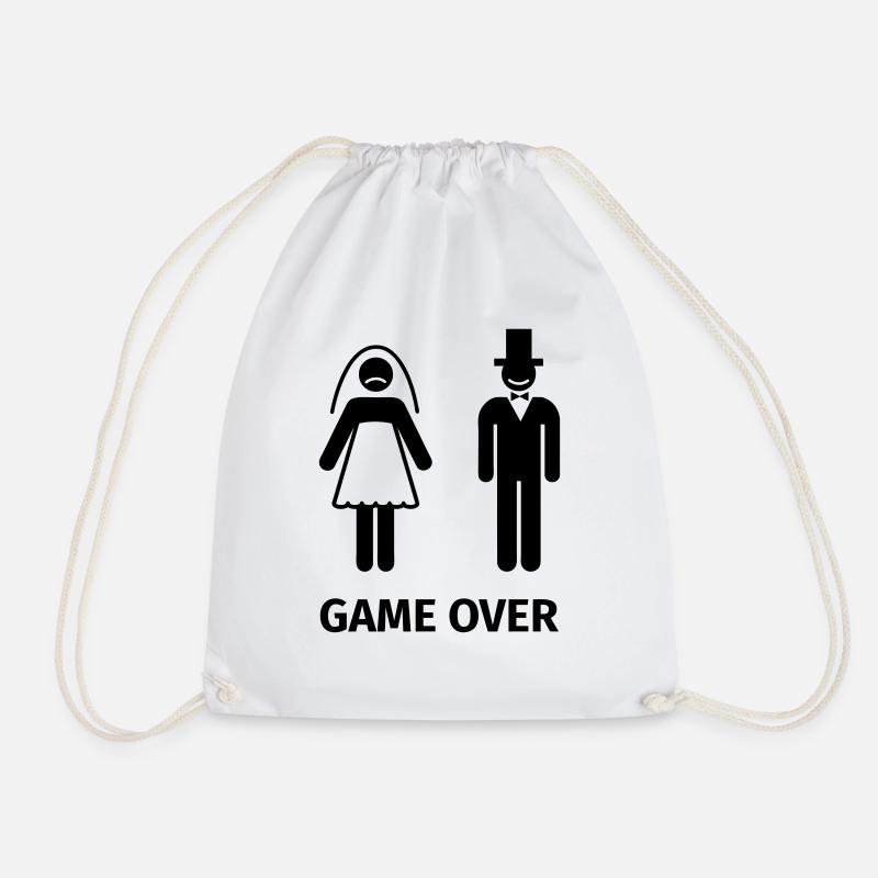 game over - Turnbeutel - Weiß