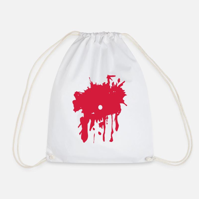 tache de sang pour tablier - Sac de sport léger - blanc