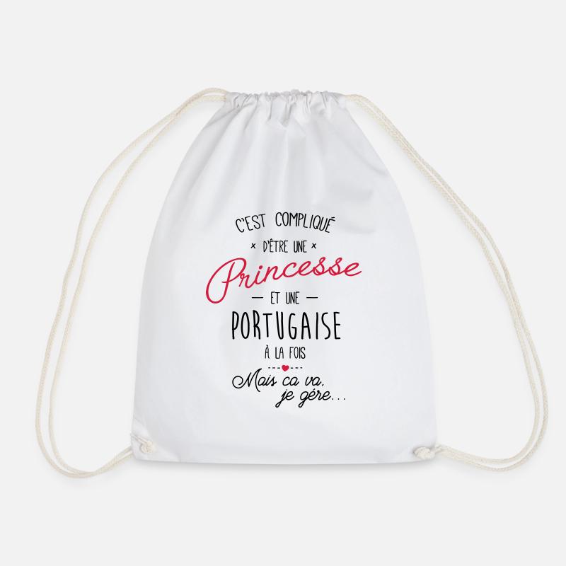 princesse et portugaise - Sac de sport léger - blanc