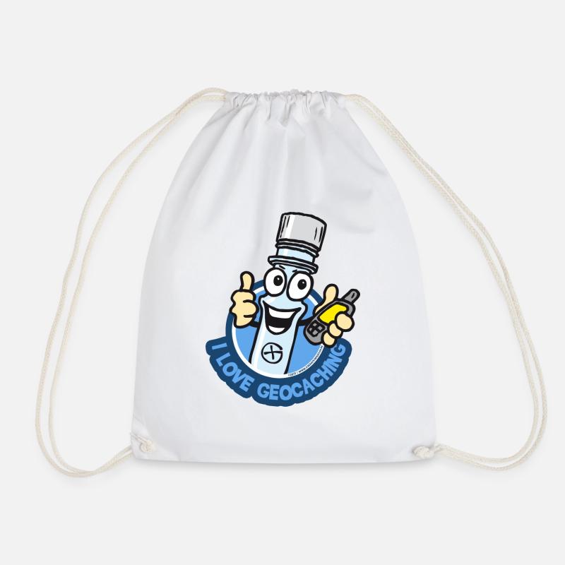 PETti the PETling - Drawstring Bag - white
