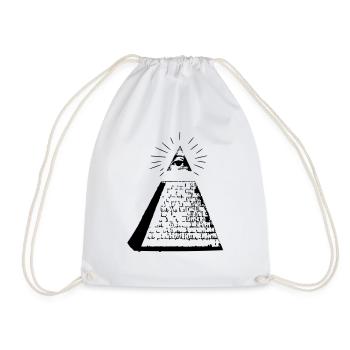 Pyramide - Sac de sport léger - blanc - Devant