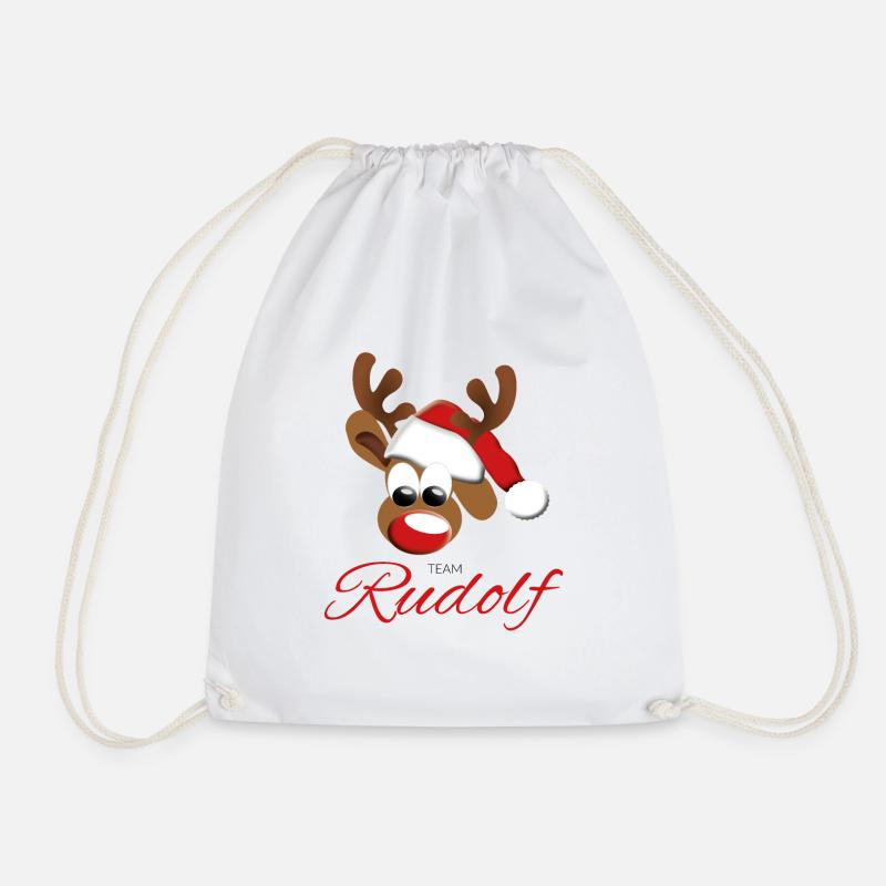 Team Rudolf - Turnbeutel - Weiß