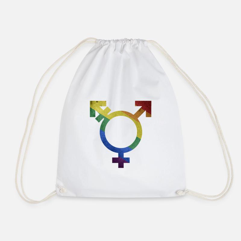 transgender - Turnbeutel - Weiß