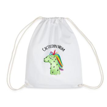 Cacticorn Mom - Sac de sport léger - blanc - Devant