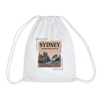 Sydney - Turnbeutel - Weiß - Vorne