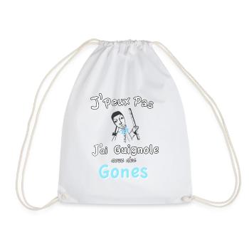 J'peu pas j''ai guignole - Sac de sport léger - blanc - Devant