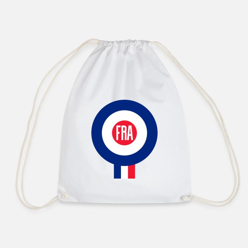 Frankreich - Turnbeutel - Weiß