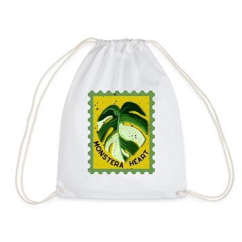 Monstera panaché - Sac de sport léger - blanc - Devant