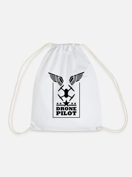 Drone Pilot Men Cadeau - Sac de sport léger - blanc