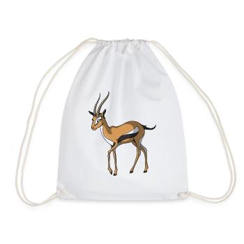 gazelle - Sac de sport léger - blanc - Devant