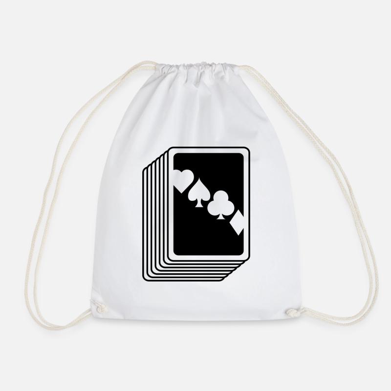 poker - Sac de sport léger - blanc