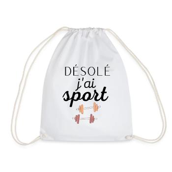 SPORT - Sac de sport léger - blanc - Devant