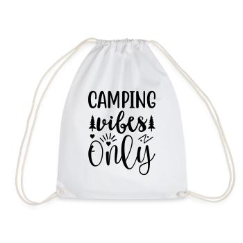 Camping Vibes Seulement - Sac de sport léger - blanc - Devant
