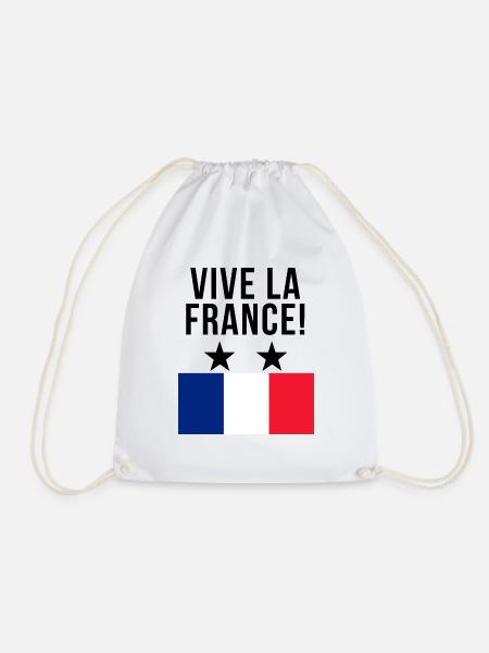 Vive la France - Turnbeutel - Weiß