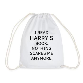 Harry's Book - Drawstring Bag - white - Front