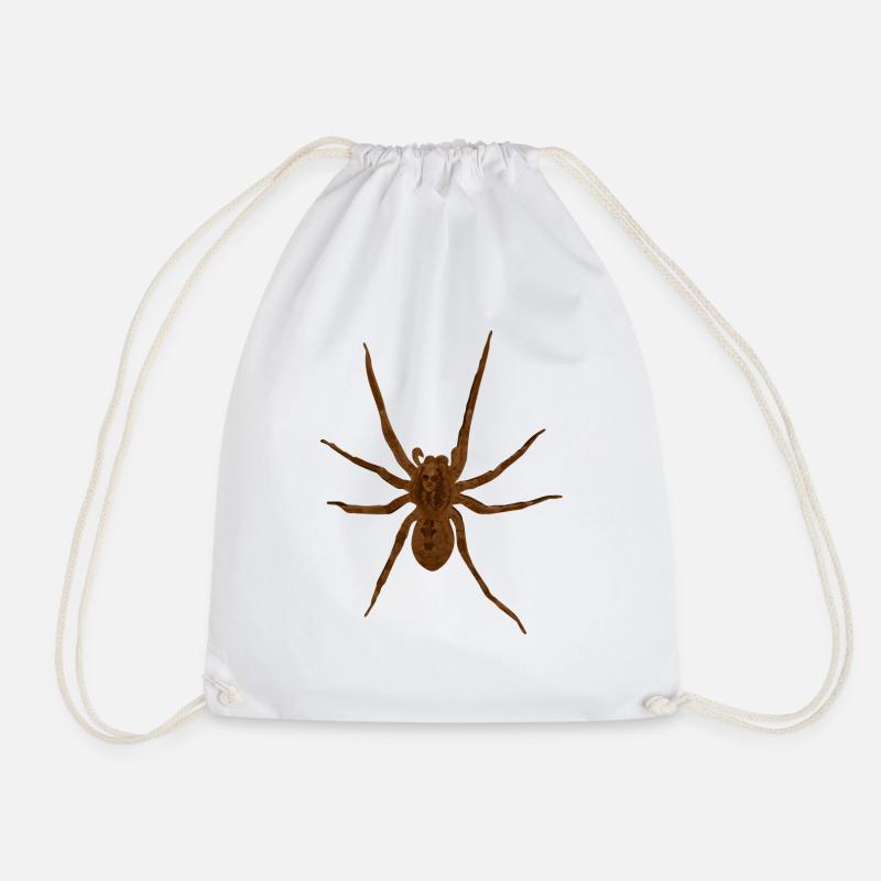 Nosferatu Spinne | Zoropsis spinimana - Turnbeutel - Weiß