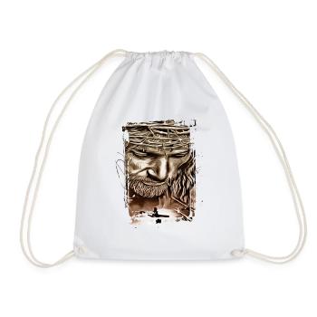 Jesus Mary Mother of Jesus Madonna Mary Marianna - Drawstring Bag - white - Front