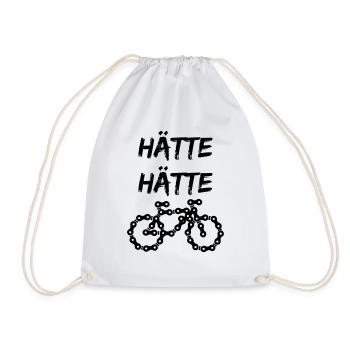 Hätte Hätte Fahrradkette - Turnbeutel - Weiß - Vorne