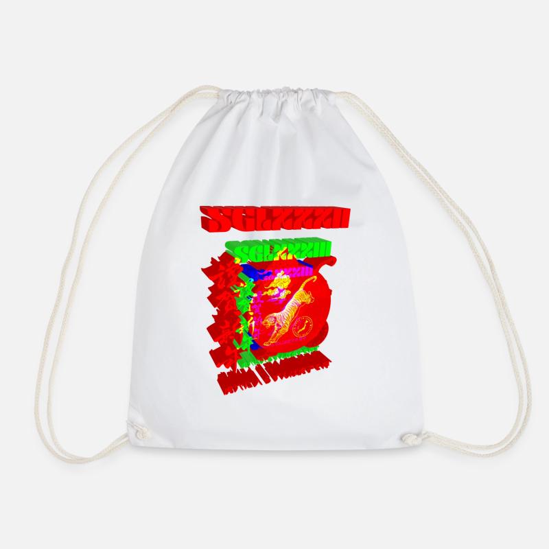 Japan logo mderne 3d - Drawstring Bag - white