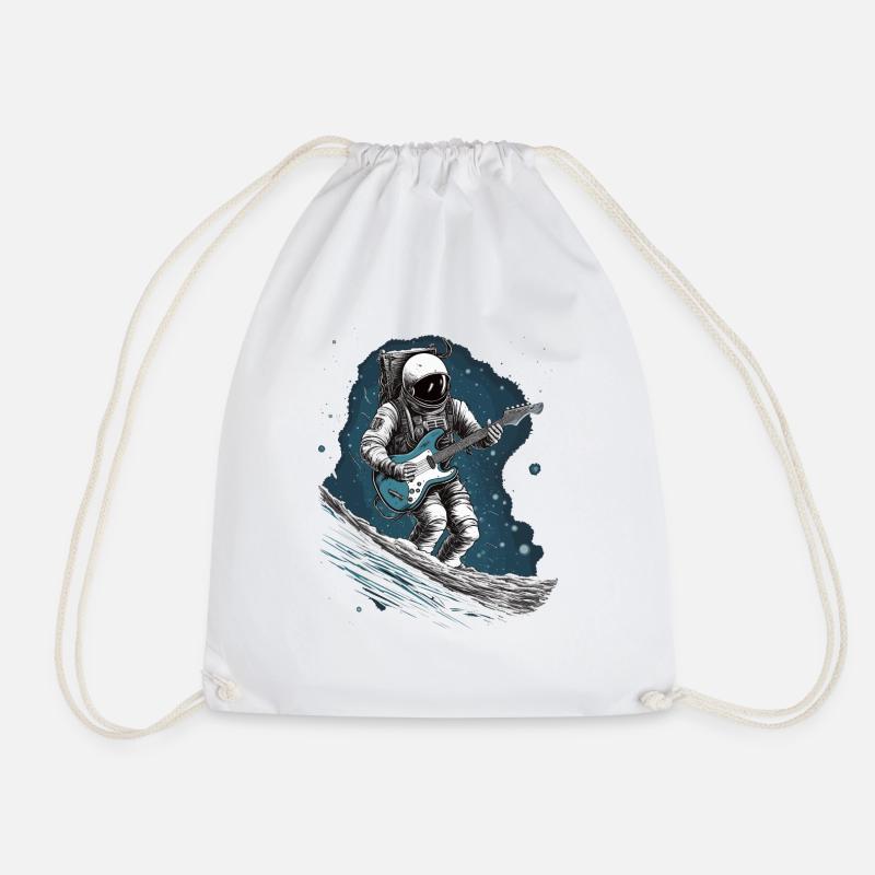 Moon Rock - Drawstring Bag - white