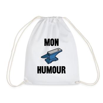 mon humour - Sac de sport léger - blanc - Devant