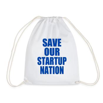 save our startup nation - Turnbeutel - Weiß - Vorne
