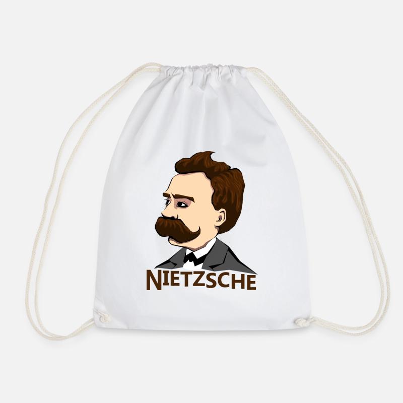 Nietzsche - Turnbeutel - Weiß