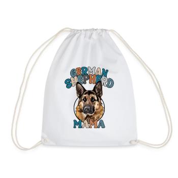 Berger allemand maman chiens chien fête des mères Wilsigns - Sac de sport léger - blanc - Devant